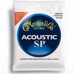 Martin MSP4150 SP Phosphor Bronze Acoustic Guitar Strings, Light