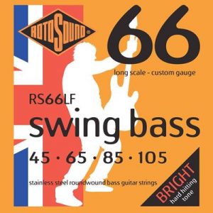 Rotosound RS66LF Swing Bass 66 Stainless Steel Bass Guitar Strings