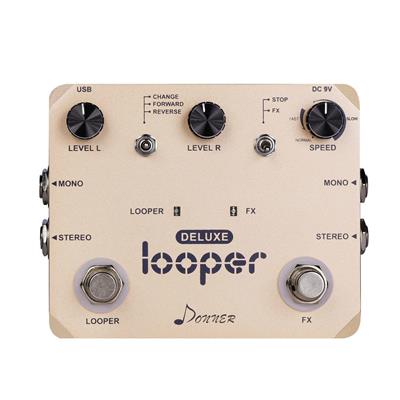 Donner Deluxe Looper Guitar Effect Pedal Loop Station